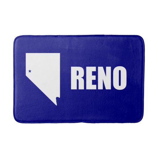 Vlag van Reno, Nevada Bathroom Mat (Voorkant)