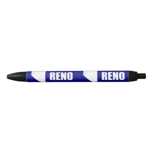 Vlag van Reno, Nevada Black Ink Pen