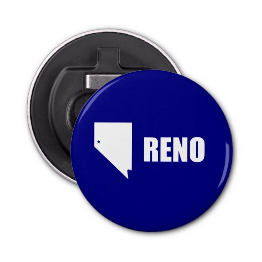Vlag van Reno, Nevada Bottle Opener (Voorkant)