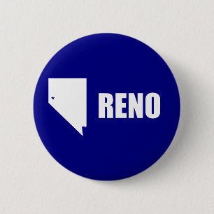 Vlag van Reno, Nevada Button