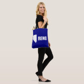 Vlag van Reno, Nevada Canvas tas (Op model)