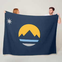 Vlag van Reno (Nevada City) Fleece Deken