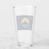 Vlag van Reno (Nevada City) Glas (Achterkant)