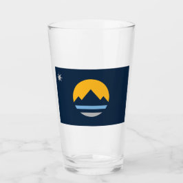 Vlag van Reno (Nevada City) Glas