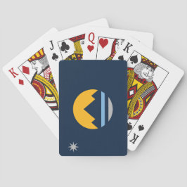 Vlag van Reno (Nevada City) Pokerkaarten