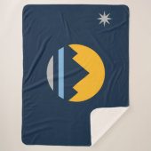 Vlag van Reno (Nevada City) Sherpa Deken (Voorkant)