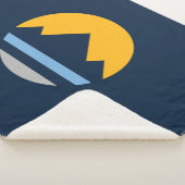 Vlag van Reno (Nevada City) Sherpa Deken (3/4)