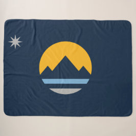 Vlag van Reno (Nevada City) Sherpa Deken