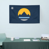 Vlag van Reno (Nevada City) Spandoek (Beurs)