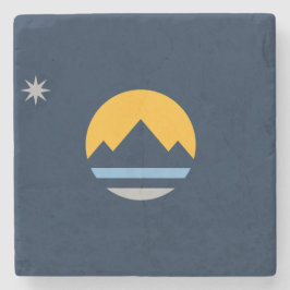 Vlag van Reno (Nevada City) Stenen Onderzetter