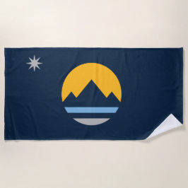 Vlag van Reno (Nevada City) Strandlaken