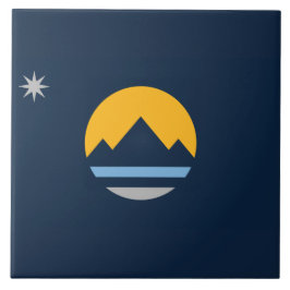 Vlag van Reno (Nevada City) Tegeltje