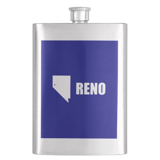Vlag van Reno, Nevada Flask Flacon (Voorkant)