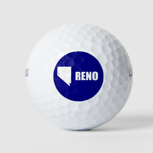 Vlag van Reno, Nevada Golf Balls Golfballen (Voorkant)