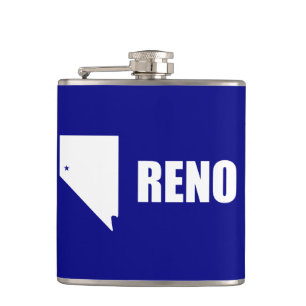 Vlag van Reno, Nevada Hip Flask Heupfles