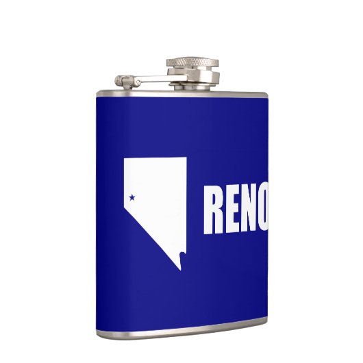 Vlag van Reno, Nevada Hip Flask Heupfles (Rechts)