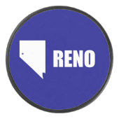 Vlag van Reno, Nevada Hockey Puck (Voorkant)