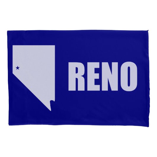 Vlag van Reno, Nevada Kussensloop (Voorkant)