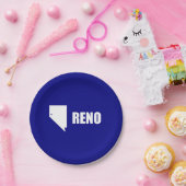 Vlag van Reno, Nevada Paper Borden Papieren Bordje (Feest)