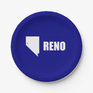 Vlag van Reno, Nevada Paper Borden Papieren Bordje