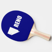 Vlag van Reno, Nevada Ping Pong Paddle Tafeltennisbatje (Zijkant)