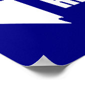 Vlag van Reno, Nevada Poster (Hoek)