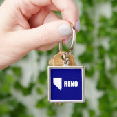 Vlag van Reno, Nevada Sleutelhanger (Hand)