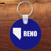 Vlag van Reno, Nevada Sleutelhanger (Voorkant)