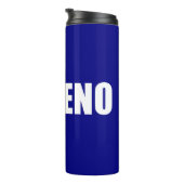 Vlag van Reno, Nevada Thermal Tumbler Thermosbeker (Geroteerd rechts)