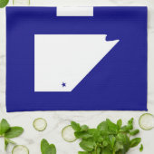 Vlag van Reno, Nevada Towel Theedoek (Gevouwen)