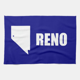 Vlag van Reno, Nevada Towel Theedoek