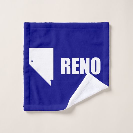 Vlag van Reno, Nevada Wash Cloth Washandje (Wasdoekje)