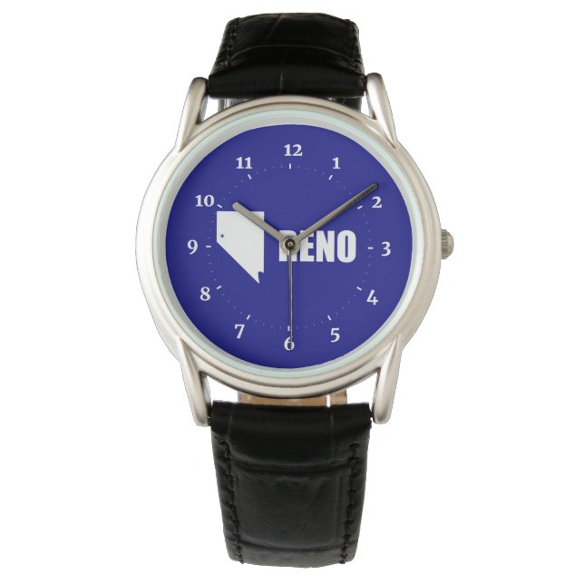 Vlag van Reno, Nevada Watch Horloge (Voorkant)