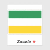 Vlag van República Juliana (1839) Sticker (Vel)