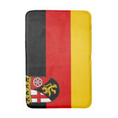 Vlag van Rheinland-Pfalz Bathroom Mat (Voorkant Verticaal)