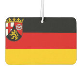 Vlag van Rheinland-Pfalz Luchtverfrisser (Achterkant)