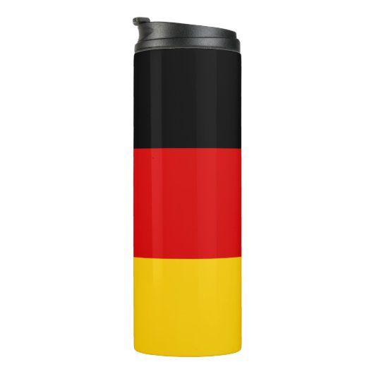 Vlag van Rheinland-Pfalz Thermal Tumbler Thermosbeker (Geroteerd rechts)