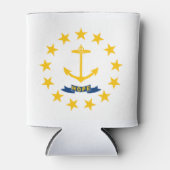 Vlag van Rhode Island Blikjeskoeler (Voorkant)