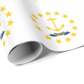 Vlag van Rhode Island Cadeaupapier (Rol Hoek)