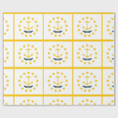 vlag van Rhode Island Cadeaupapier (Vlak)
