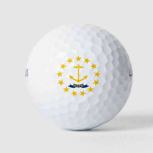 Vlag van Rhode Island Golfballen (Voorkant)