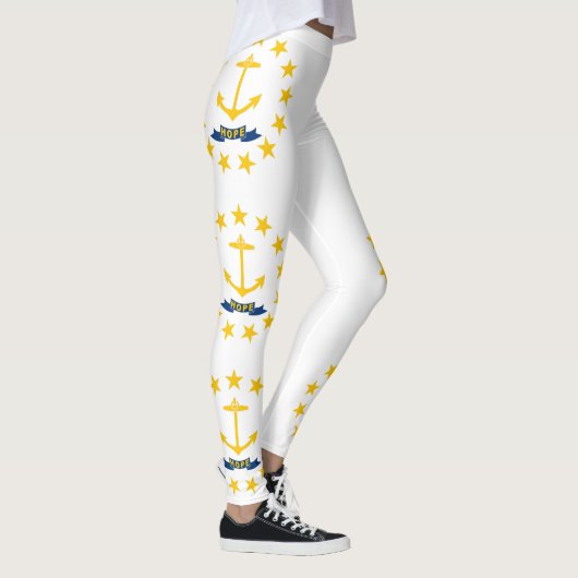 Vlag van Rhode Island Leggings (Rechts)