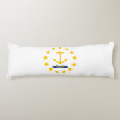 Vlag van Rhode Island Lichaamskussen (Voorkant)