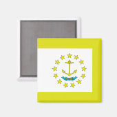 vlag van Rhode Island Magneet (Voorkant / Achterkant)