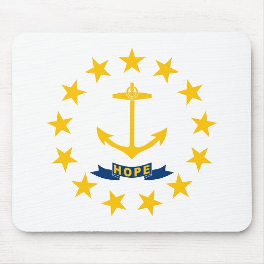 Vlag van Rhode Island Muismat (Voorkant)