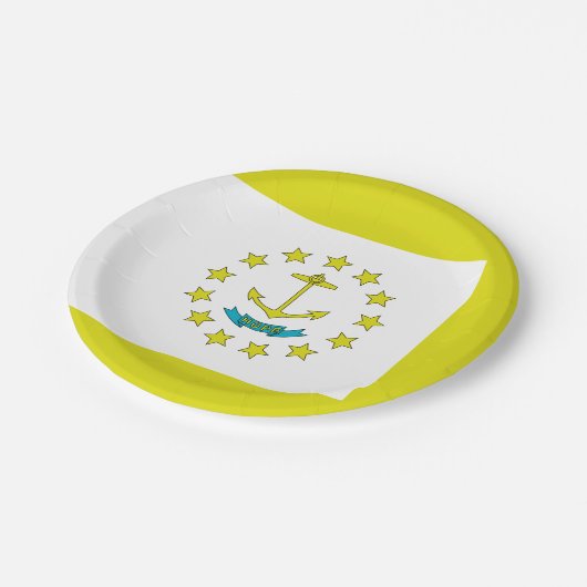 vlag van Rhode Island Papieren Bordje (Gekanteld)