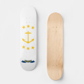 Vlag van Rhode Island Persoonlijk Skateboard (Voorkant)