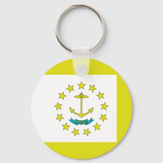vlag van Rhode Island Sleutelhanger (Voorkant)