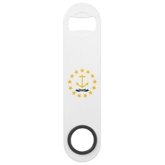 Vlag van Rhode Island Speed Flessenopener (Voorkant)