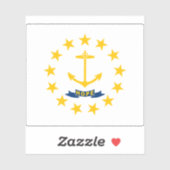 Vlag van Rhode Island Sticker (Vel)